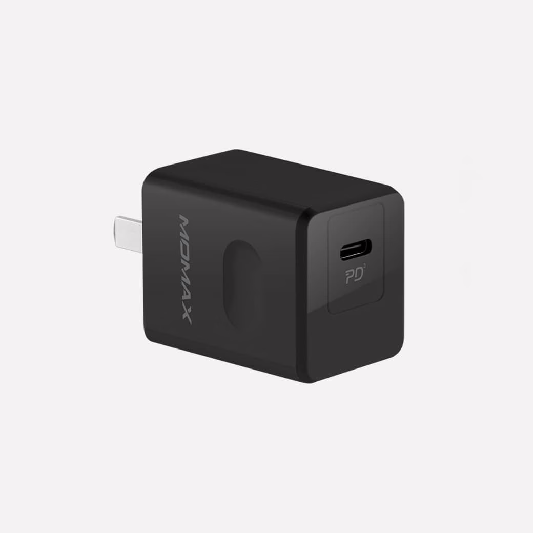 หัวปลั๊กชาร์จเร็ว Momax รุ่น ONE Plug 20W USB-C - ดำ