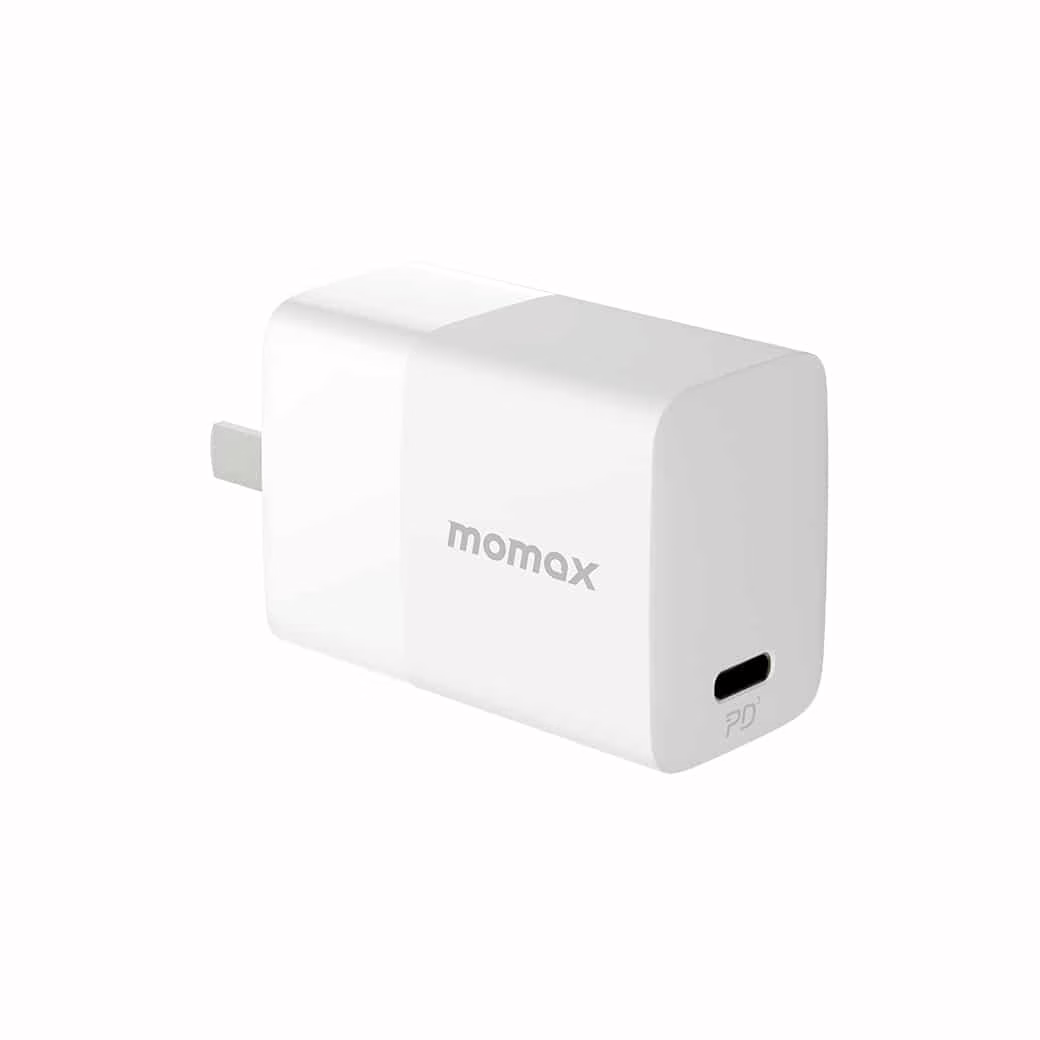หัวปลั๊กชาร์จเร็ว Momax รุ่น ONE Plug 1-Port USB-C PD Charger (30W) - สีขาว
