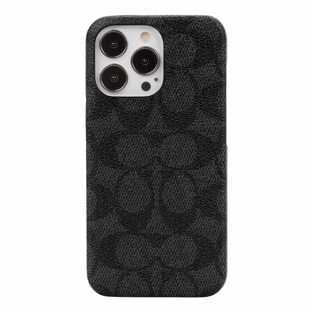 เคส Coach รุ่น Slim Wrap - iPhone 13 Pro - Signature C Black