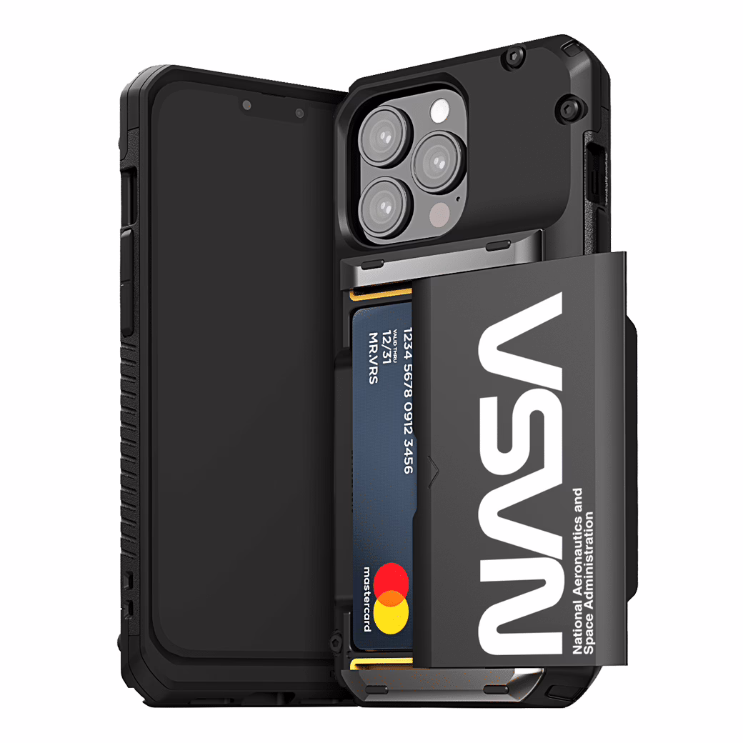 เคส VRS รุ่น Damda Glide Pro - iPhone 13 Pro - Black Nasa Ultra Text