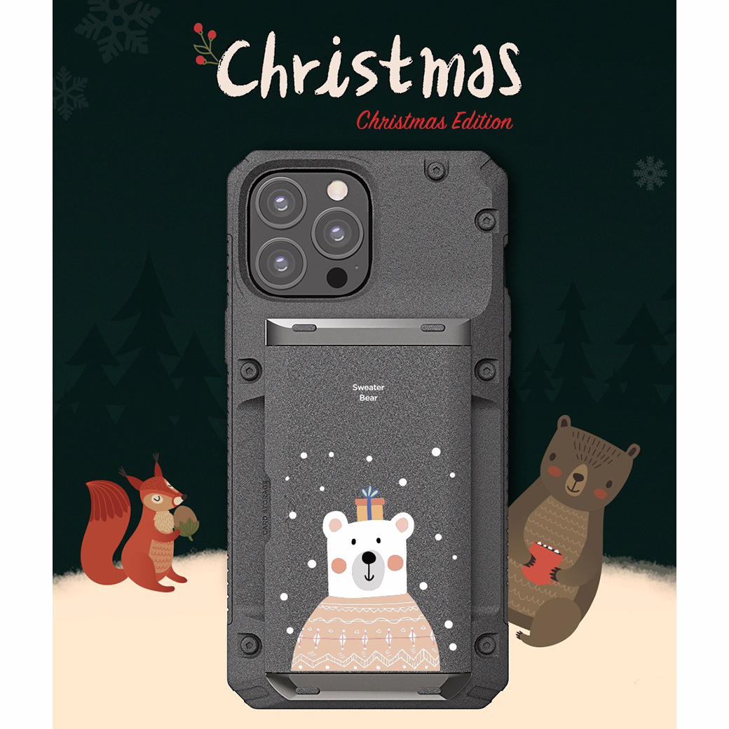 เคส VRS รุ่น Damda Glide Pro - iPhone 13 Pro Max - ลาย Sweater Bear