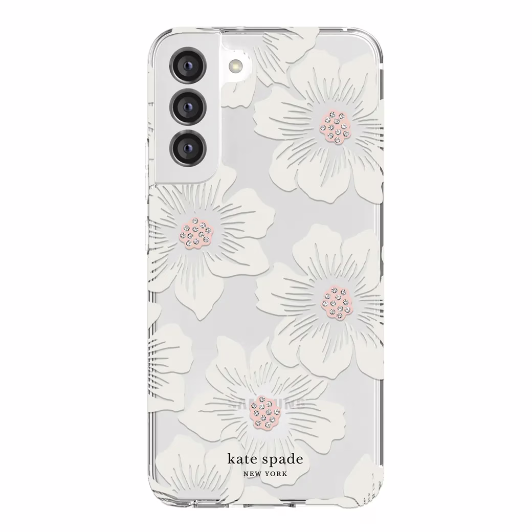Kate Spade New York รุ่น Protective Hardshell Case - เคส Galaxy S22 Plus - Hollyhock Floral