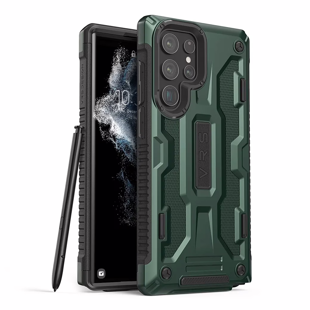 VRS รุ่น Terra Guard - เคส Galaxy S22 Ultra - สีเขียว