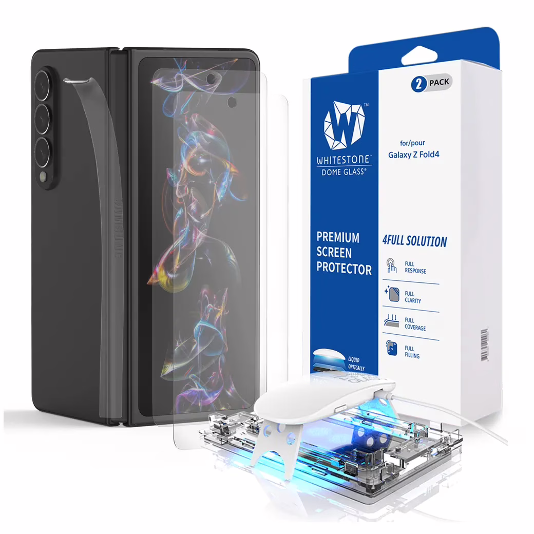 Whitestone Dome Glass - ฟิล์มกระจก Galaxy Z Fold 4 - อุปกรณ์การติดแบบครบชุด