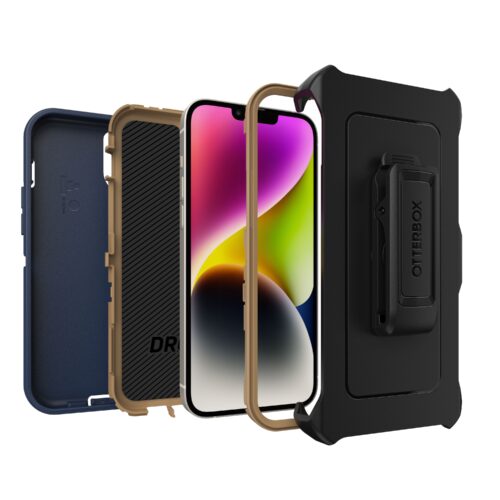 OtterBox รุ่น Defender - เคส iPhone 14 Plus - สี Blue Suede Shoes - Image 3