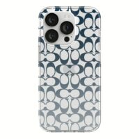 Coach รุ่น Protective Case - เคส iPhone 14 Pro - ลาย Signature C Blue Ombre