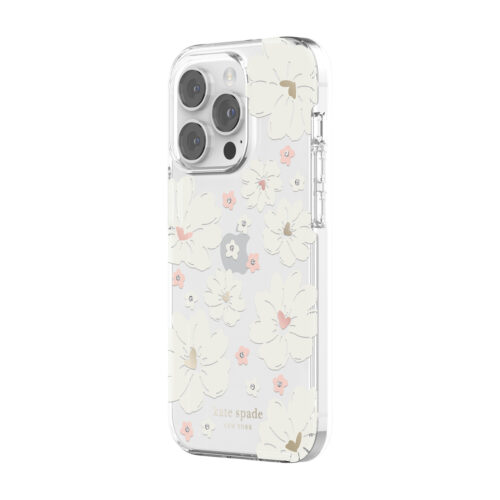 Kate Spade New York รุ่น Protective Hardshell Case - เคส iPhone 14 Pro - ลาย Classic Peony - Image 4
