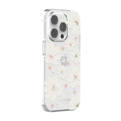 Kate Spade New York รุ่น Protective Hardshell Case - เคส iPhone 14 Pro - ลาย Classic Peony - Image 2