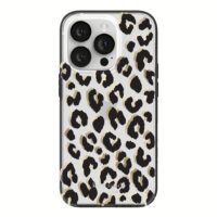 Kate Spade New York รุ่น Protective Hardshell Case - เคส iPhone 14 Pro - ลาย City Leopard Black