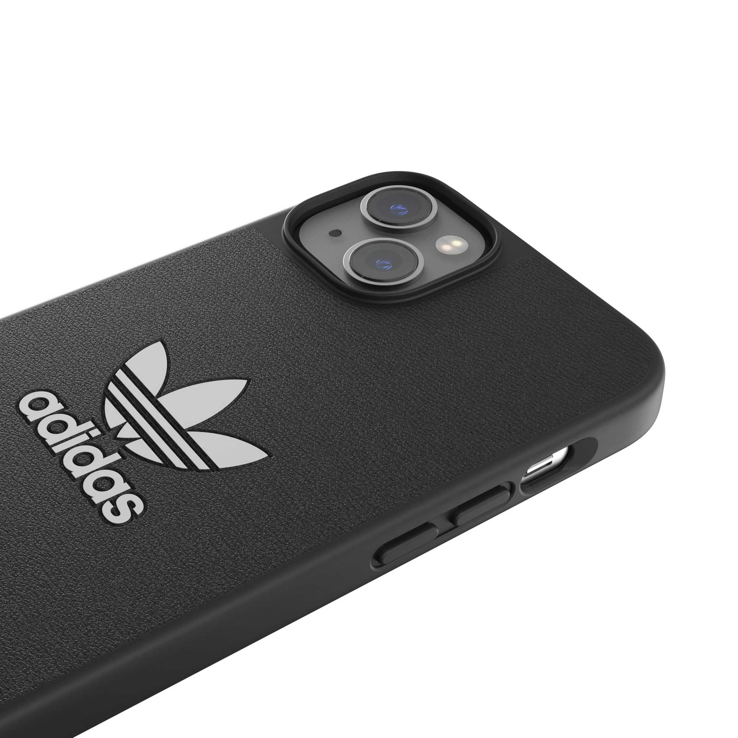 Adidas รุ่น Moulded Case Basic - เคส iPhone 14 Plus - สี Black/White