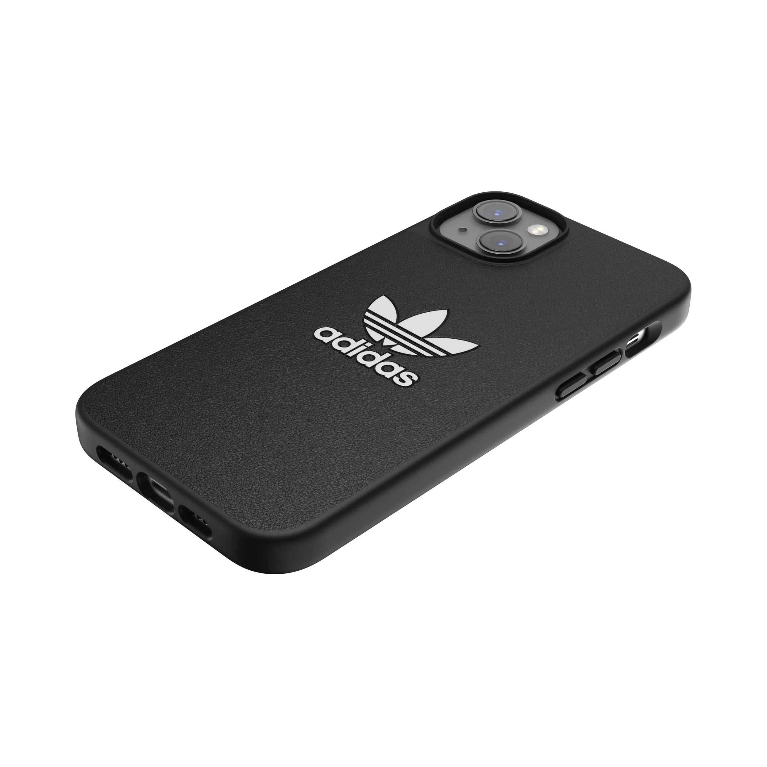 Adidas รุ่น Moulded Case Basic - เคส iPhone 14 Plus - สี Black/White