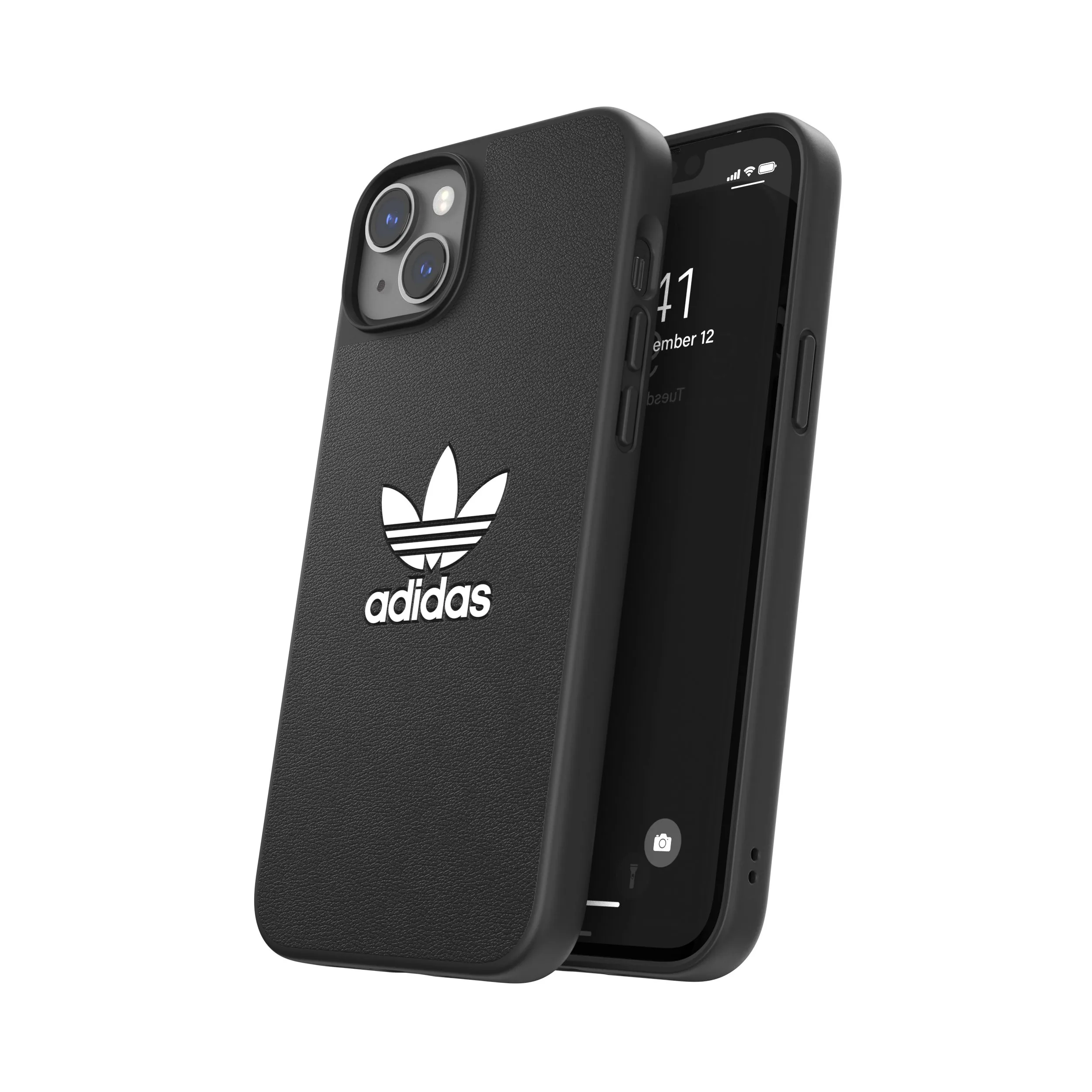 Adidas รุ่น Moulded Case Basic - เคส iPhone 14 Plus - สี Black/White