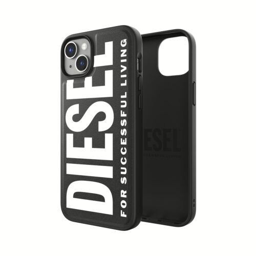 Diesel รุ่น Moulded Case Core - เคส iPhone 14 Plus - สี Black/White - Image 7