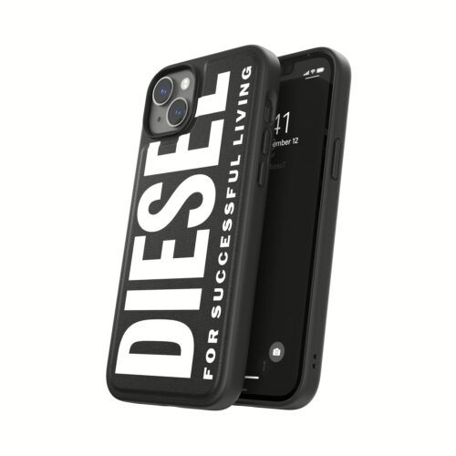 Diesel รุ่น Moulded Case Core - เคส iPhone 14 Plus - สี Black/White - Image 9