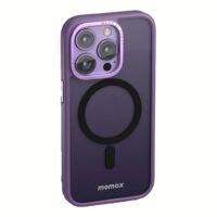 เคส Momax รุ่น Hybrid Magnetic Case with Metal Ring - iPhone 14 Pro - สีม่วง