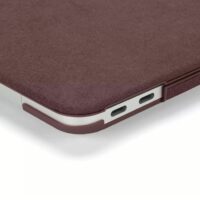 เคส Incase รุ่น Textured Hardshell in NanoSuede - Macbook Air 13" with Retina Display (2018/2019) - สี Merlot