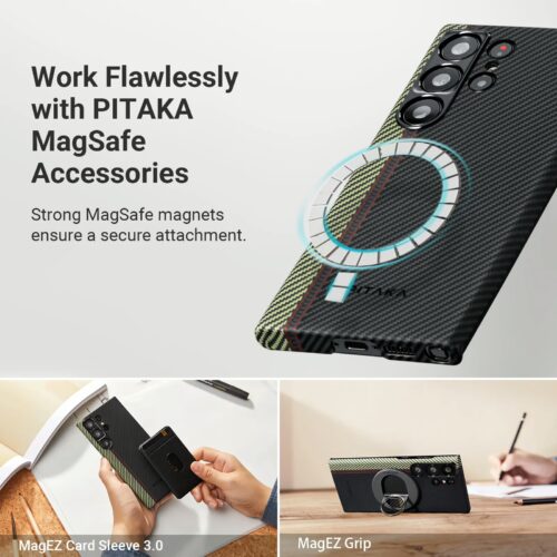 Pitaka รุ่น MagEz Case 3 - เคส Galaxy S23 Ultra - สี Overture - Image 7