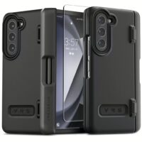 VRS รุ่น Terra Guard Modern S - เคส Galaxy Z Fold 5 - สี Matte Black (แถมฟิล์มหน้าจอ)