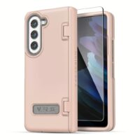 VRS รุ่น Terra Guard Modern - เคส Galaxy Z Fold 5 - สี Pink Sand (แถมฟิล์มหน้าจอ)