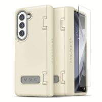 VRS รุ่น Terra Guard Modern - เคส Galaxy Z Fold 5 - สี Cream (แถมฟิล์มหน้าจอ)