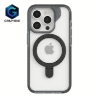 ZAGG รุ่น Santa Cruz Snap with Ring Stand - เคส iPhone 15 Pro Max  - สี Clear/Black