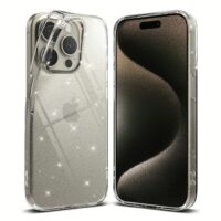 Ringke รุ่น Air - เคส iPhone 15 Pro Max - สี Glitter Clear