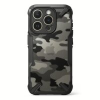 Ringke รุ่น Fusion X - เคส iPhone 15 Pro - สี Camo Black