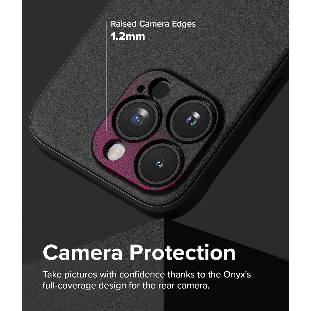 Ringke รุ่น Onyx - เคส iPhone 15 Pro - สี Black