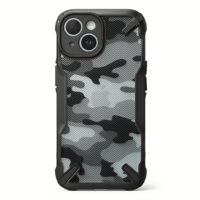 Ringke รุ่น Fusion X - เคส iPhone 15 Plus - สี Camo Black