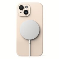 Ringke รุ่น Silicone Magnetic - เคส iPhone 15 - สี Pink Sand