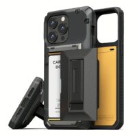 VRS รุ่น Damda Glide Hybrid - เคส iPhone 15 Pro Max - สี Black Groove