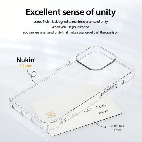 Araree รุ่น Nukin - เคส iPhone 15 Pro Max - สี Clear - Image 7