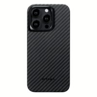 Pitaka รุ่น MagEZ Case 4 (1500D) - เคส iPhone 15 Pro Max - สี Black/Grey Twill
