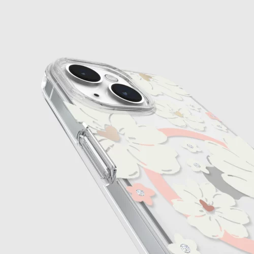 Kate Spade รุ่น Protective Case with MagSafe - เคส iPhone 15 - สี Classic Peony - Image 3