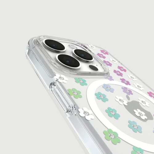 Kate Spade รุ่น Protective Case with MagSafe - เคส iPhone 15 Pro - สี Scattered Flowers - Image 3