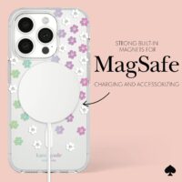 Kate Spade รุ่น Protective Case with MagSafe - เคส iPhone 15 Pro - สี Scattered Flowers