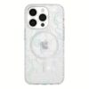 Kate Spade รุ่น Protective Case with MagSafe - เคส iPhone 15 Pro - สี Modern Floral Silver