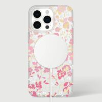 Kate Spade รุ่น Protective Case with MagSafe - เคส iPhone 15 Pro Max - สี Flowerbed Pink Ombre