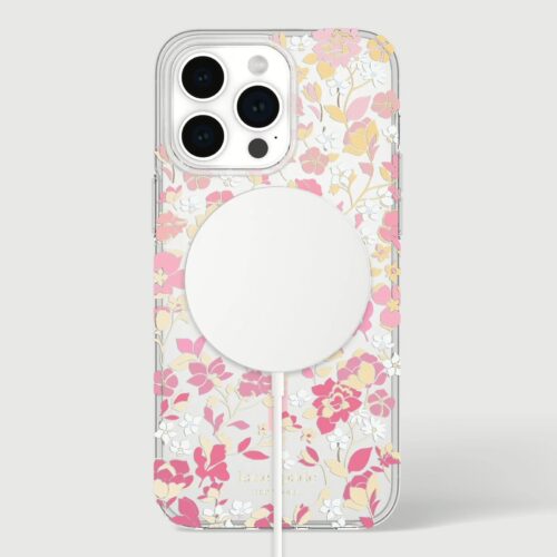 Kate Spade รุ่น Protective Case with MagSafe - เคส iPhone 15 Pro Max - สี Flowerbed Pink Ombre - Image 2