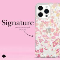 Kate Spade รุ่น Protective Case with MagSafe - เคส iPhone 15 Pro Max - สี Flowerbed Pink Ombre