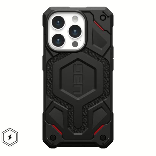 UAG รุ่น Monarch Pro - เคส iPhone 15 Pro - สี Kevlar Black