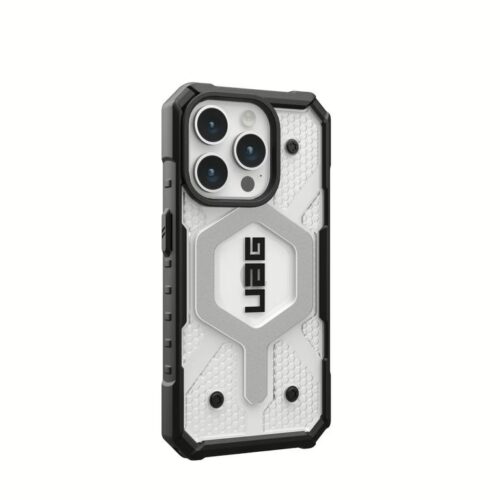 UAG รุ่น Pathfinder Clear MagSafe - เคส iPhone 15 Pro - สี Ice - Image 5
