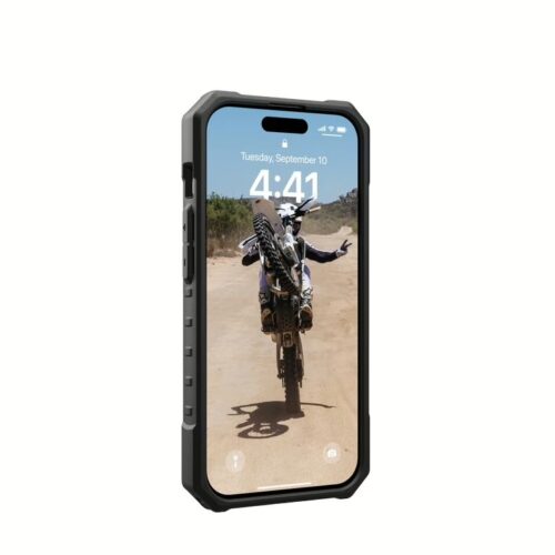 UAG รุ่น Pathfinder Clear MagSafe - เคส iPhone 15 Pro - สี Ice - Image 6