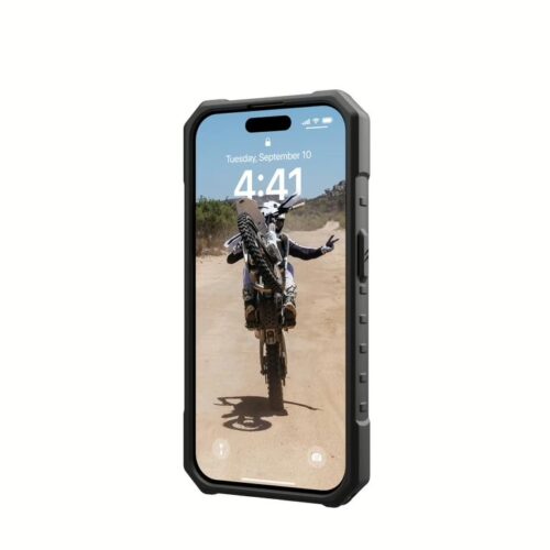 UAG รุ่น Pathfinder Clear MagSafe - เคส iPhone 15 Pro - สี Ice - Image 4