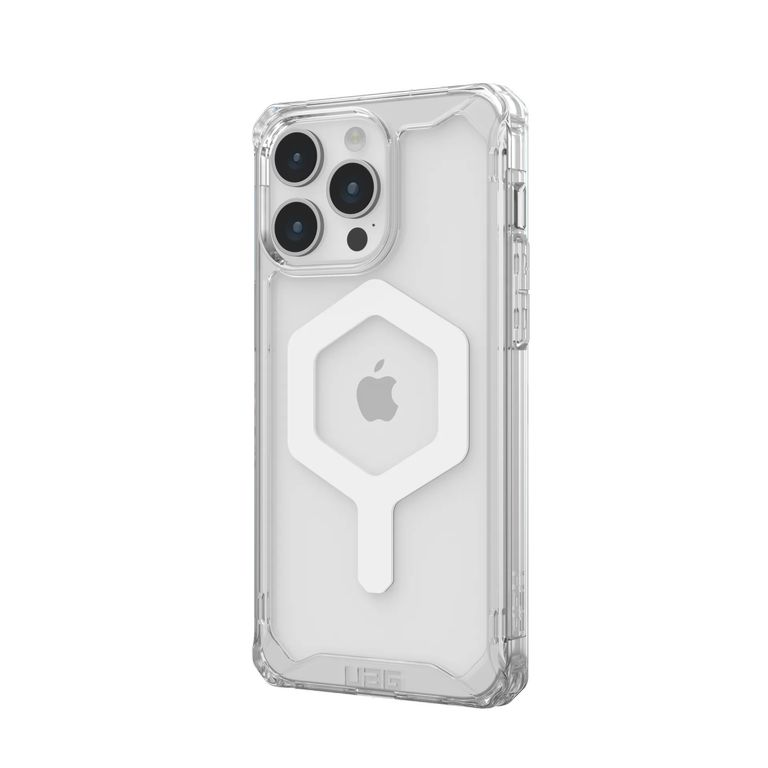 UAG รุ่น Plyo MagSafe - เคส iPhone 15 Pro Max - Ice/White