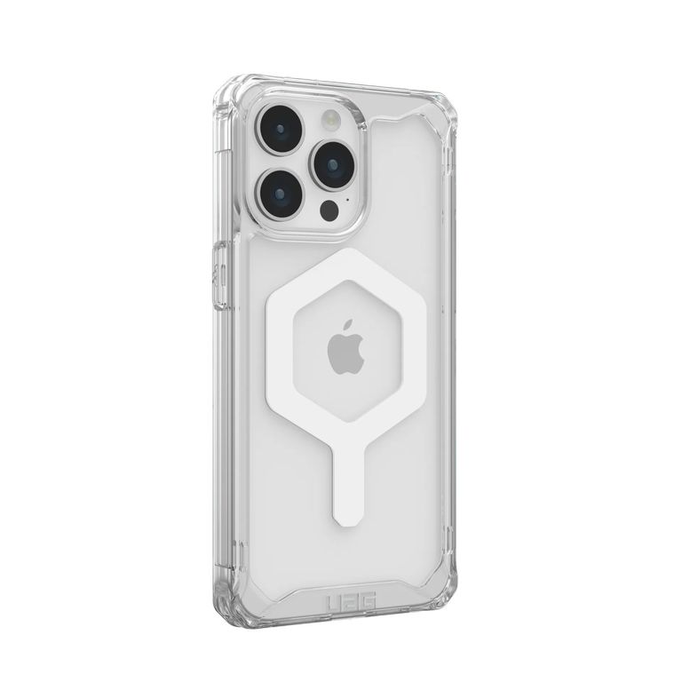 UAG รุ่น Plyo MagSafe - เคส iPhone 15 Pro Max - Ice/White