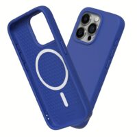 Rhinoshield รุ่น SolidSuit (MagSafe) - เคส iPhone 15 Pro Max - สี Classic Burberry Blue