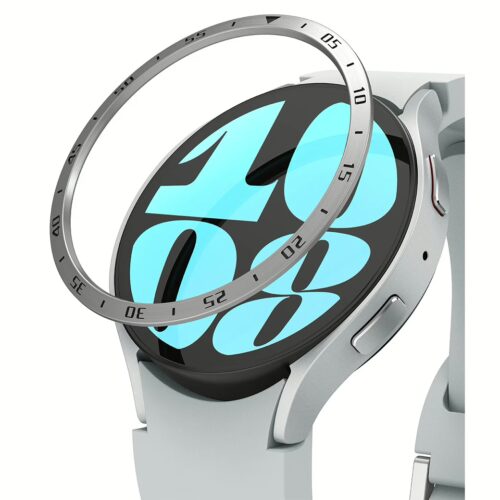 Ringke รุ่น Bezel Styling - ขอบหน้าปัด Galaxy Watch 6 (44mm) - Stainless Steel - สีเงิน