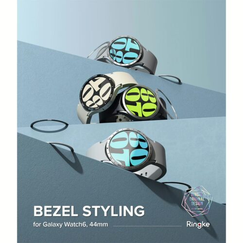 Ringke รุ่น Bezel Styling - ขอบหน้าปัด Galaxy Watch 6 (44mm) - Stainless Steel - สีเงิน - Image 2