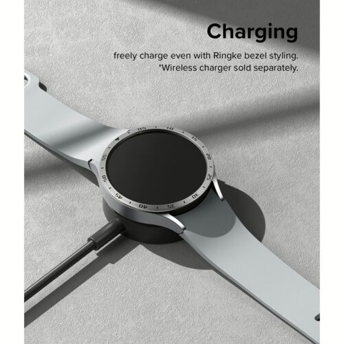 Ringke รุ่น Bezel Styling - ขอบหน้าปัด Galaxy Watch 6 (44mm) - Stainless Steel - สีเงิน - Image 8